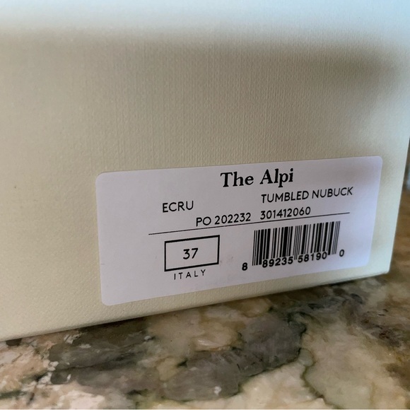 M Gemi The Alpi ecru cream beige hiking boots women’s size 7 or 37 - Picture 8 of 11